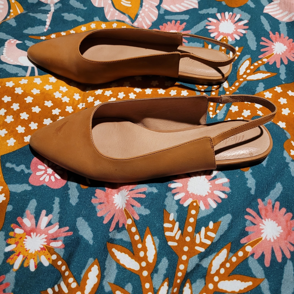 Madewell Slingback Flats Size 9